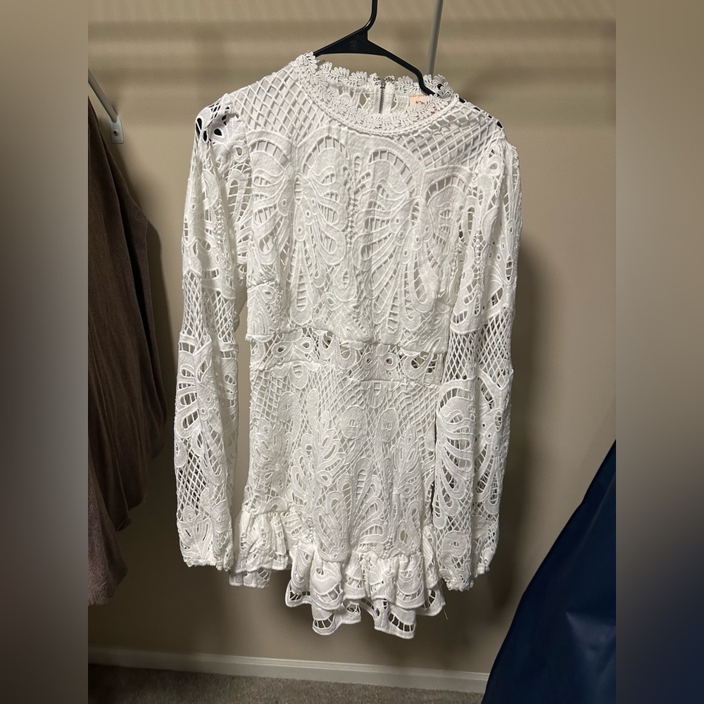 Showpo lace dress long sleeve